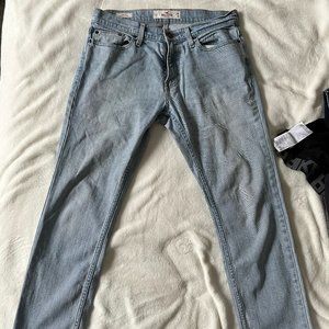 Light wash jeans